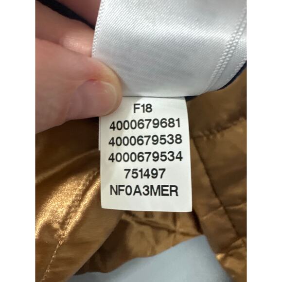 The North Face Women's Fur Lined Bronze Puffer Jacket - Size XS - Picture 8 of 8